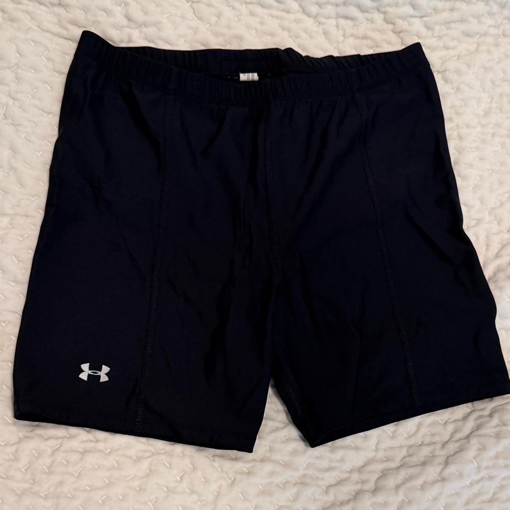 Under Armour Black Bike Shorts-Womens L